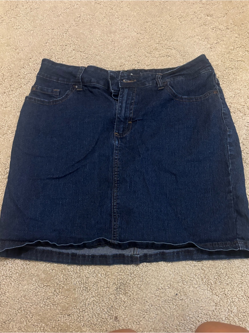 Lee Dark Blue Denim Women's Skort